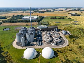 Biogas production, Holstebro, Denmark