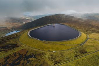 Upper Reservoir of Turlough Hill Pumped Storage Scheme, Louch Nahanagan, Ireland